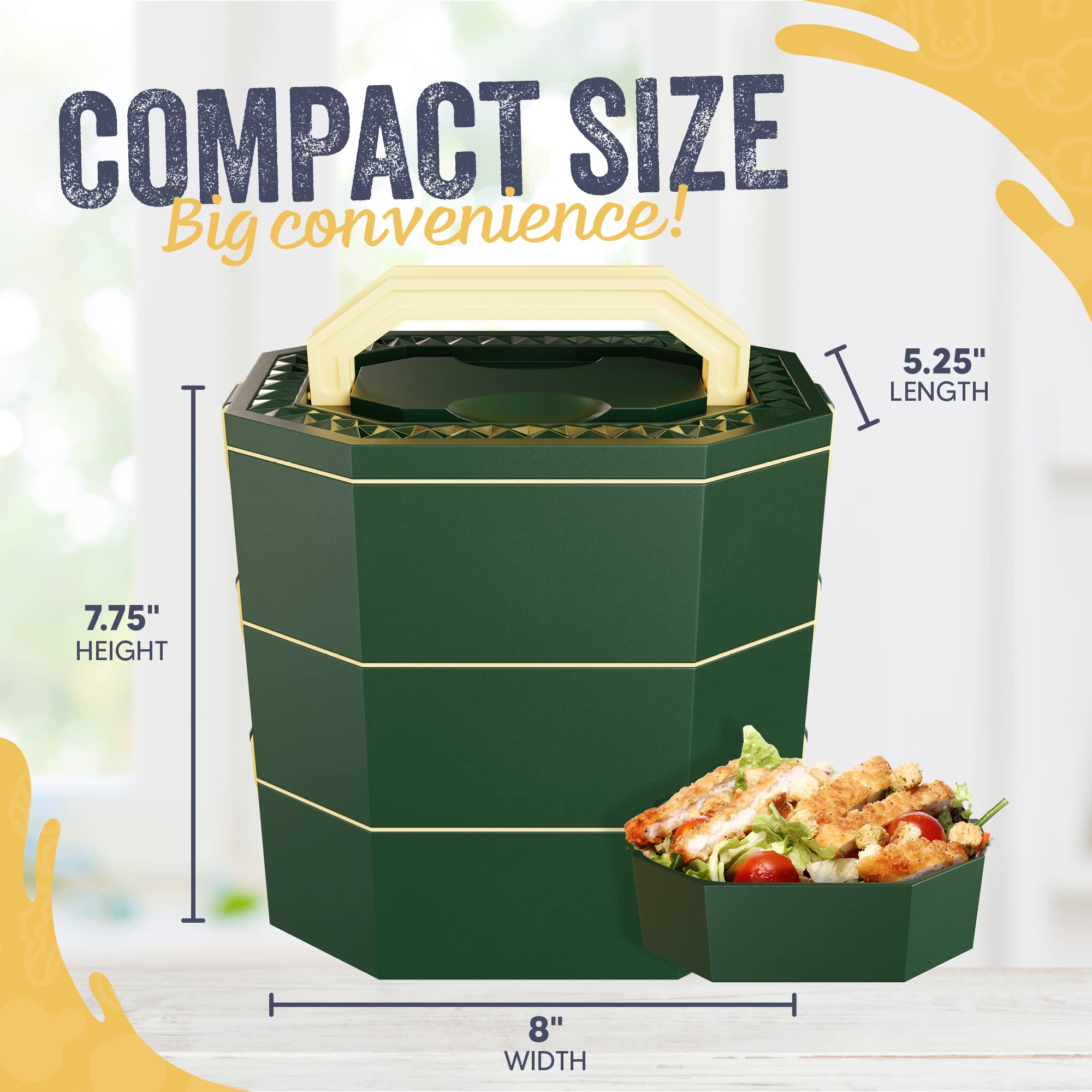 Amazon.co.jp: 積み重ね可能弁当箱 大人用ランチボックス カトラリー